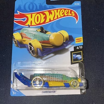 Buy Hot Wheels Carbonator Yellow, Blue. Long Card • 4.50£