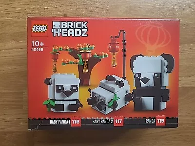 Buy Lego Brick Headz Pandas 40466 • 12.95£