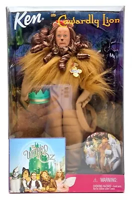 Buy 1999 The Wizard Of Oz Barbie Ken As Cowardly Lion Doll / Mattel 25814, NrfB • 66.95£