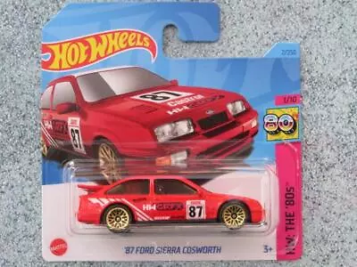 Buy H3A 002 1987 FORD SIERRA COSWORTH Red Hot Wheels 2023 002/250 CaseA • 4.49£
