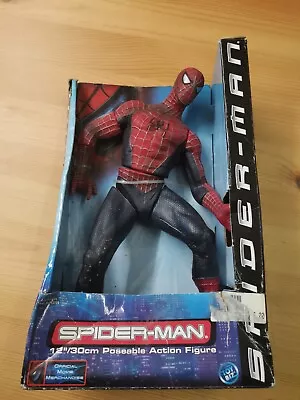 Buy Vintage SPIDERMAN 12  Poseable Action Figure TOYBIZ 2001 NEW & BOXED (BOX A) • 24.99£