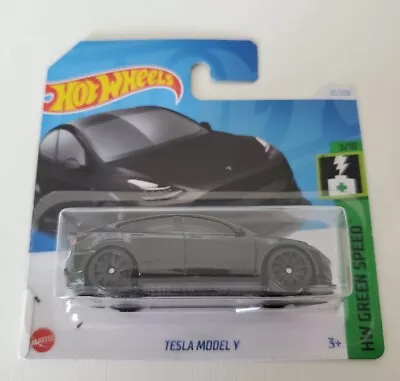 Buy Hot Wheels Tesla Model Y Black EV Vehicle Diecast Toy Model Car 1:64 In Box • 10.95£