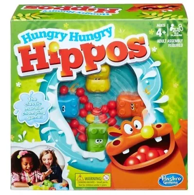 Buy Hasbro Hungry Hungry Hippos Game - NEW • 15£