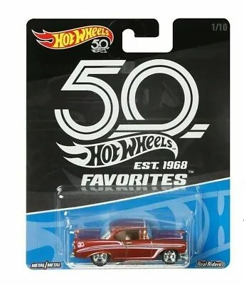 Buy Hotwheels From 2018 50th Anniversary  Favorites  56 Chevy Alloys Rubber Tyres • 10£