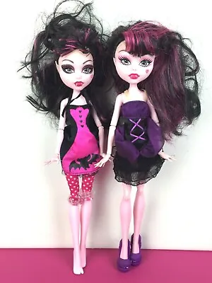 Buy Lot Of 2 Monster High Doll Draculaura Fashion Pack Clothes • 30.82£