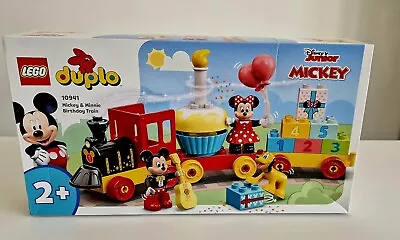 Buy Lego Duplo Building Blocks Bricks Mickey & Minnie Mouse Birthday Train New • 20£