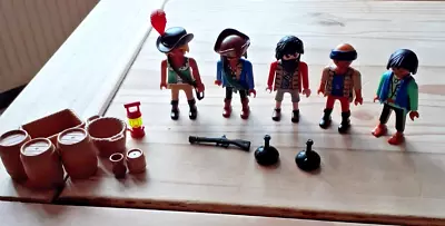 Buy Playmobil- Pirate Figures Bundle & Accessories • 6.50£