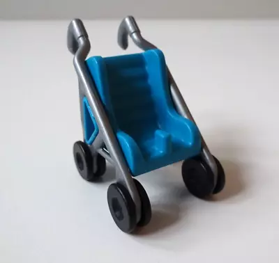 Buy Playmobil 9061 Aquarium Playset Spares Toy Accessories - Blue Colour Pushchair • 5.75£