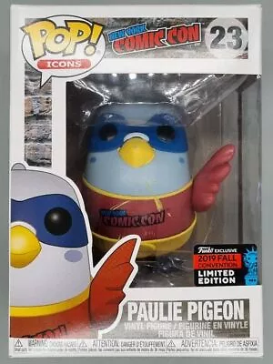 Buy Funko POP #23 Paulie Pigeon (Red) - New York Comic Con Damaged Box + Protector • 14.99£