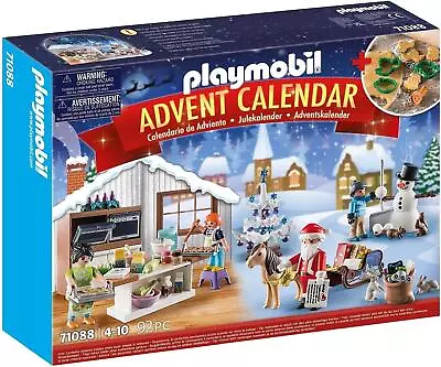 Buy Playmobil Christmas Baking Advent Calendar 71088 Playset With Mini Figures • 22.49£