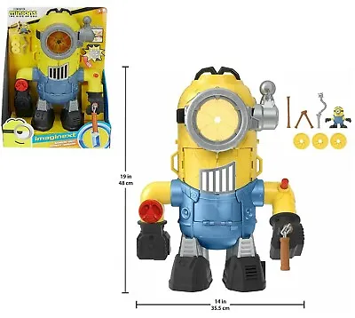 Buy Fisher-Price Minions MinionBot Imaginext, Robot & Playset With Punching Action • 69.99£