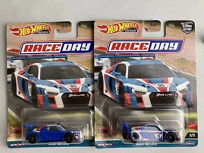 Buy Hot Wheels Rare Factory Error Raceday Audi R8 LMS Missing Side Tampos + Correct • 28.50£