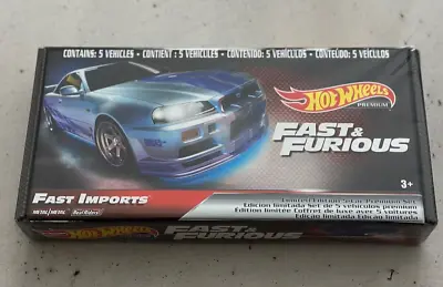 Buy 2019 Hot Wheels Premium Fast And Furious FAST IMPORTS BOX SET SEALED Real Riders • 199.99£