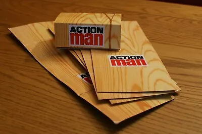 Buy Action Man 40th  Box Packaging Insert Pack Of 6 ( Wood Grain ) • 6£