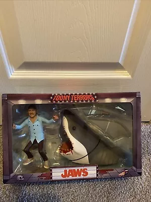 Buy Neca Jaws Toony Terrors Jaws And Quint Action Figure Shark Cosplay Anime New Box • 43£