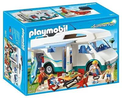 Buy Brand New Playmobil 6671 Summer Fun Water Park Summer Camper • 49.95£