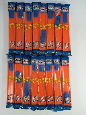 Buy 16 Packs Hot Wheels Straight Track Builder Connector System Lot 90 Cm 3 Ft CCX79 • 49.60£