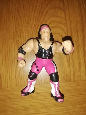 Buy WWF WWE Hasbro Bret The Hitman Hart Wrestling Figure Series 4 • 5£