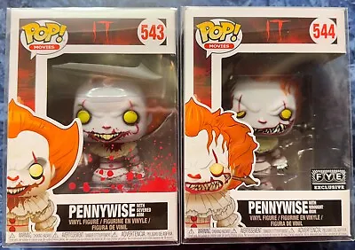 Buy Funko Pop #543 544 IT Pennywise Severed Arm + Wrought Iron Splatter Exclusive • 45£