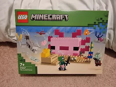 Buy LEGO Minecraft The Axolotl House Underwater Set 21247 • 19.99£