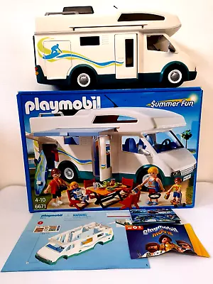Buy Playmobil 6671 Summer Fun Summer Camper Van Boxed Incomplete Classic Kids • 11.24£