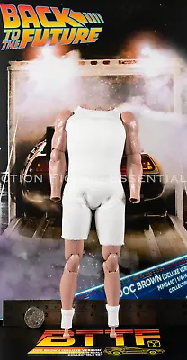 Buy Hot Toys Doc Brown Body Socks Fat Suit MMS610 Deluxe  1/6 Figure Part • 53.50£
