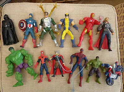 Buy Marvel Super Hero MCU Action Figure Job Lot, Star Wars, Hasbro, Toy-Biz, Kenner • 16.99£