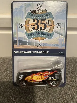 Buy Hot Wheels 35th LA Convention Volkswagen Drag Bus #2342/4500 RARE • 20£