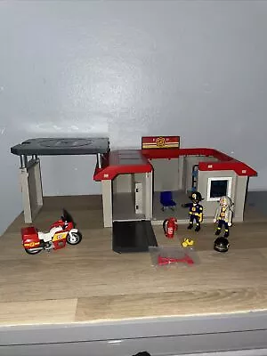 Buy Playmobil Take Along Fire Station 5663, Preowned Parts Missing • 9.99£