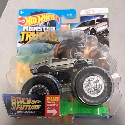 Buy Hot Wheels Monster Trucks Delorean Back To The Future New And Sealed • 15£