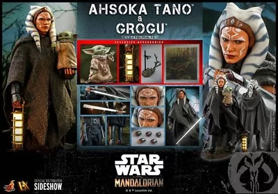 Buy Hot Toys Television Masterpiece Star Wars The Mandalorian Ahsoka Tano & Grogu 1 • 335.49£