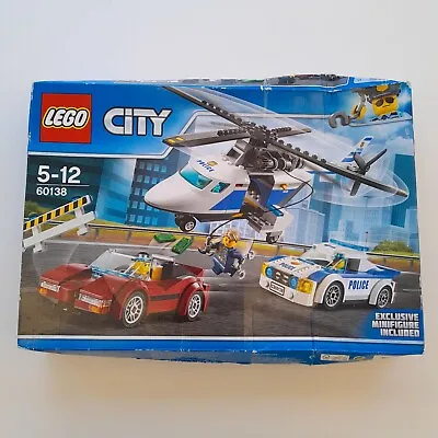 Buy Lego City High Speed Chase 60138 New Damaged Box Helicopter • 29.95£