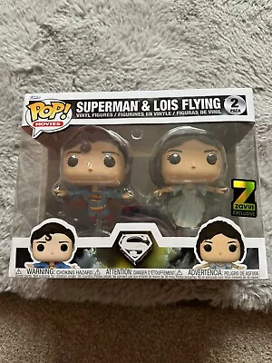 Buy Funko Pop! Movies: Superman - Superman And Lois Flying 2-pack Zavvi Exclusive  • 10£