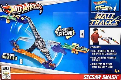 Buy Hot Wheels Seesaw Smash Car Race Track Set Ages 4+ New Toy Fun Boys Play Gift • 16.99£