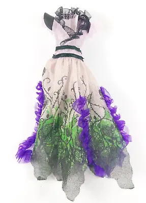 Buy 2015 Monster High Floral Dress Gloom & Bloom Amanita Nightshade Mattel Dress • 12.35£