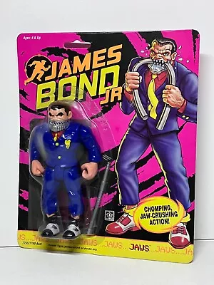 Buy MOC 1992 Hasbro James Bond 007 Jr Action Figure - JAWS, Crushing Action • 10£