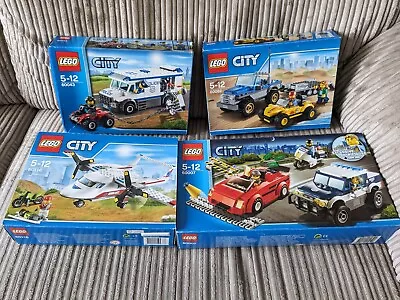 Buy 4 Lego Blocks City Sets Bundle Police Truck Plane 60043 60116 60082 60007 Boxes  • 20£