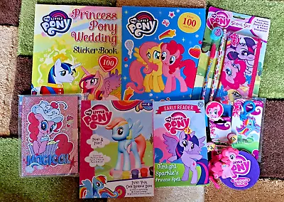 Buy MY LITTLE PONY KIDS GIFT BUNDLE Paint Your Own Rainbow Dash Hairbrush Stickers • 15.99£