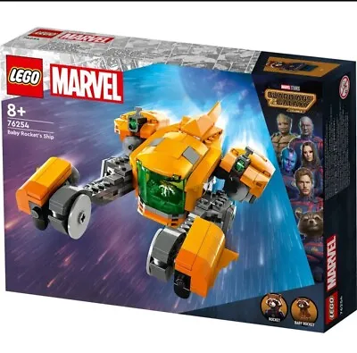 Buy LEGO Marvel Baby Rocket's Ship Guardians Of The Galaxy 330 Piece Set 76254 Age8+ • 20.90£