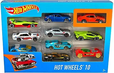 Buy Hot Wheels 10 Pack Car Set  10 X Hot Wheels Die Cast Cars NEW (Packs Vary) • 19.99£