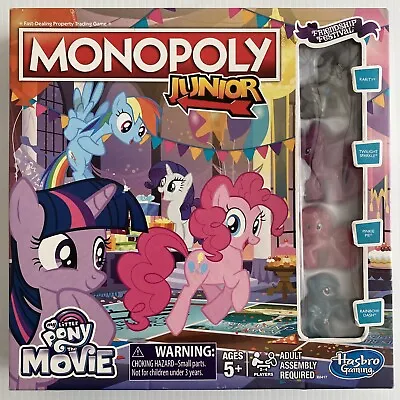 Buy Monopoly Junior MY LITTLE PONY The Movie Friendship Festival Game COMPLETE • 18.94£