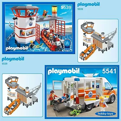 Buy Playmobil * 5539 Harbour Coast Guard / 5541 Ambulance * SPARE PARTS SERVICE * • 0.99£