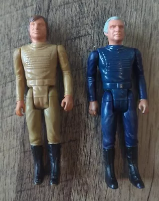 Buy Battlestar Galactica Commander Adama ,+ Lt Starbuck Figure Original 1978 Vintage • 20£