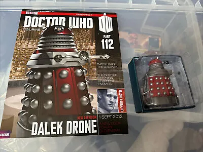 Buy Bbc Dr Doctor Who Eaglemoss Figurine Collection 112 New Paradigm Dalek Drone Red • 15£