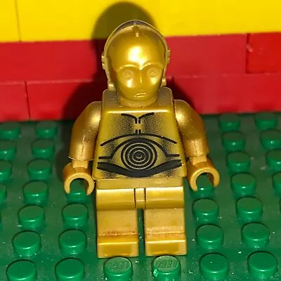 Buy Lego Star Wars - C-3PO Droid Minifigure (sw0161a) Pearl Gold • 4.99£