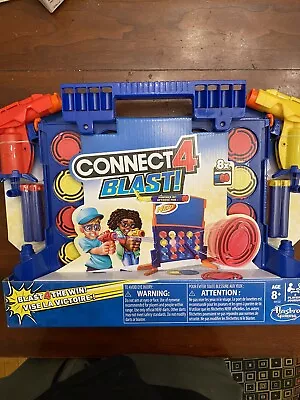 Buy Connect 4 Blast Nerf Hasbro Game 2 Player 2 Blasters 8 Darts 40 Discs New • 21.73£