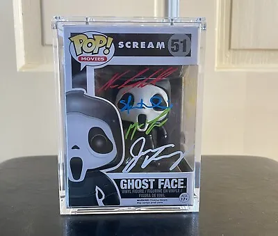 Buy Ghostface Scream 51 Signed Cast Funko Pop With Pop Armor JSA PSA COA • 1,289.48£