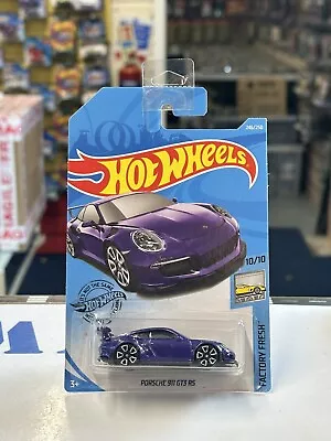 Buy Hot Wheels Factory Fresh 10/10 Porsche 911 GT3 RS Purple Long Card • 11.99£