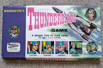 Buy Vintage Thunderbirds Board Game 1966. Waddingtons -Spares. Box, Instructions Etc • 6.99£
