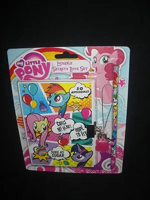 Buy MOC G4 My Little Pony Friendship Is Magic Lockable Secrets Book Diary • 3£